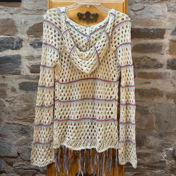 Poof Pastel Knit Hooded Sweater - Picture 2 of 2